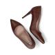 Escarpin G 8 REGINE femme NAPPA CUERO MARRON GIULIA mode élégance confort talon haut 8cm