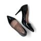 Escarpin G 8 REGINE femme VERNIS NOIR GIULIA mode élégance confort talon haut 8cm