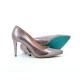 Escarpin G 8 REGINE femme BRONZE METAL GIULIA mode élégance confort talon haut 8cm