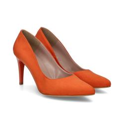 Escarpin G 8 REGINE femme ORANGE ANTE GIULIA mode élégance confort talon haut 8cm