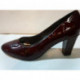 JEN de JB MARTIN escarpin talon haut croco vernis noir ou rouge bordeaux