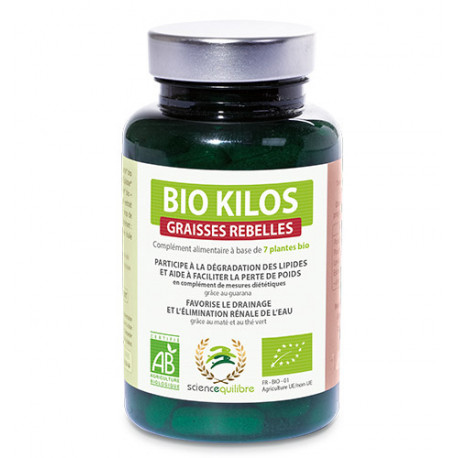 Bio Kilos - Graisses Rebelles - 90 comprimés - Science & Equilibre