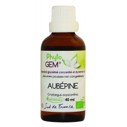 Phyto'Gem Aubépine Bio - Macérat mère de bourgeons unitaire - 40ml - Phytofrance