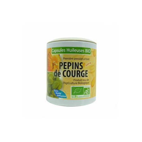 Pépins de courge - 100 Capsules huileuses Bio - Phytofrance