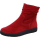 Bottine souple et plate 14437 en cuir nubuck rouge de ARA